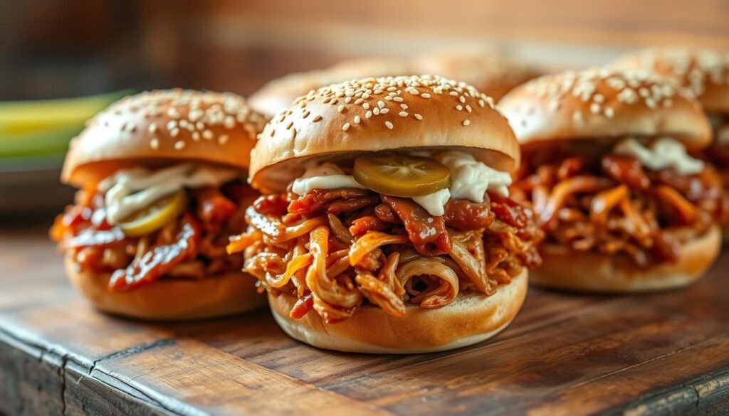 barbecue chicken sliders